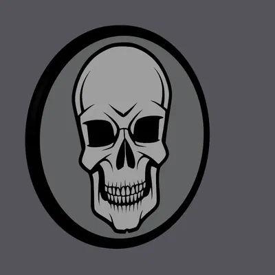 Đế ly hình sọ người nhiều màu sắc