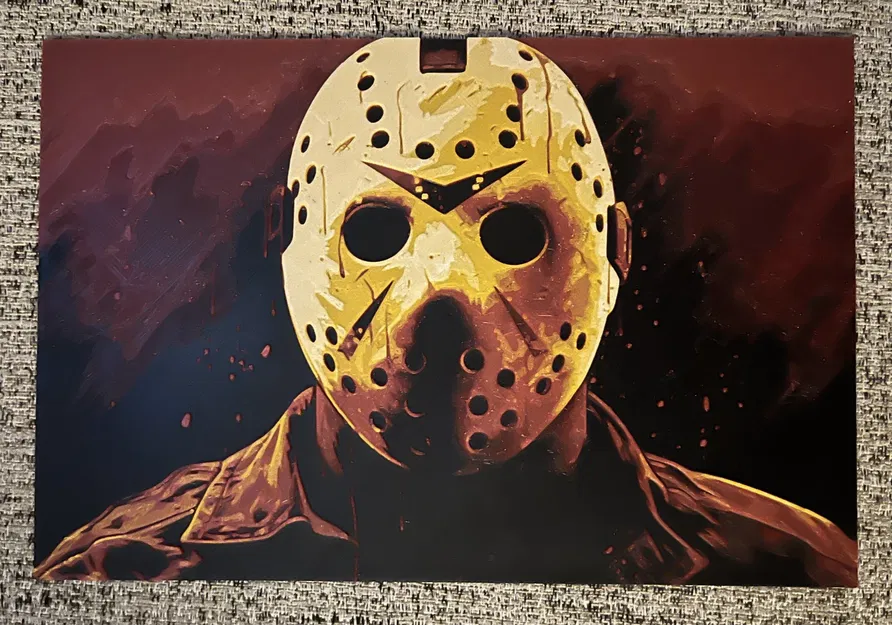 Nhân vật Jason trong phim Friday the 13th với kỹ thuật sơn filament - Image 1