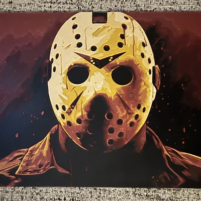 Nhân vật Jason trong phim Friday the 13th với kỹ thuật sơn filament
