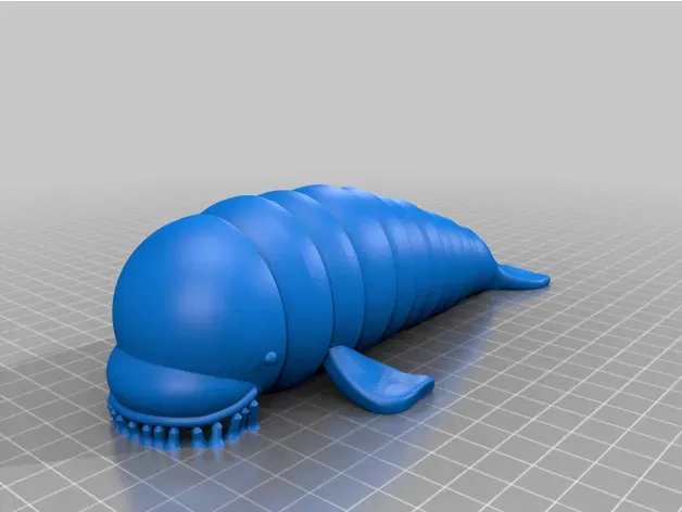 Beluga fidget linh hoạt Wiggly Smi in 3D - Image 3