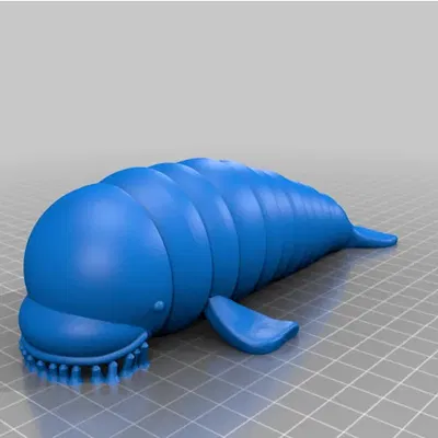 Beluga fidget linh hoạt Wiggly Smi in 3D