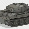 Mô hình xe tăng Panzerkampfwagen VI Tiger 1 E tỉ lệ 1:50 - Thumbnail 1