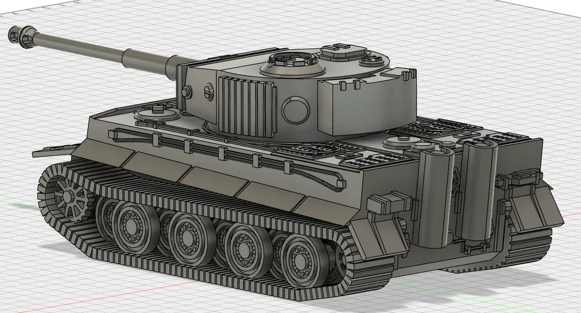 Mô hình xe tăng Panzerkampfwagen VI Tiger 1 E tỉ lệ 1:50 - Image 2