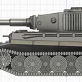 Mô hình xe tăng Panzerkampfwagen VI Tiger 1 E tỉ lệ 1:50 - Thumbnail 3