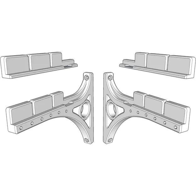 Giá đỡ treo tường cho AMS Bambu Lab nguyên bản - Image 1