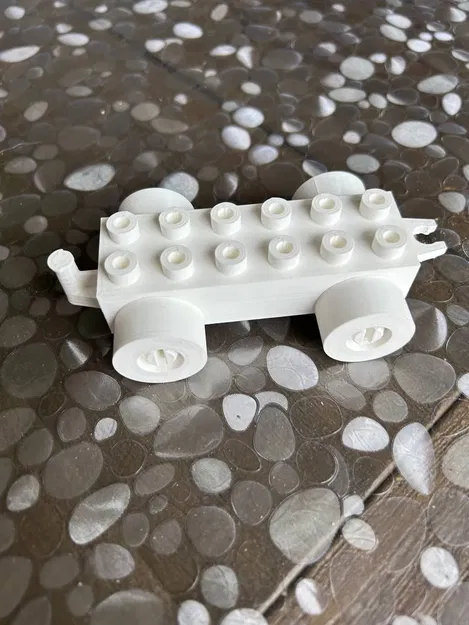 Xe đẩy Duplo tương thích có khớp nối và bánh xe - Image 1