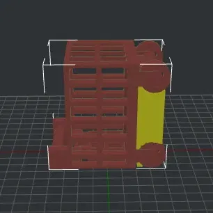 Xe đẩy mua sắm chức năng có thể di chuyển và mở cửa sau