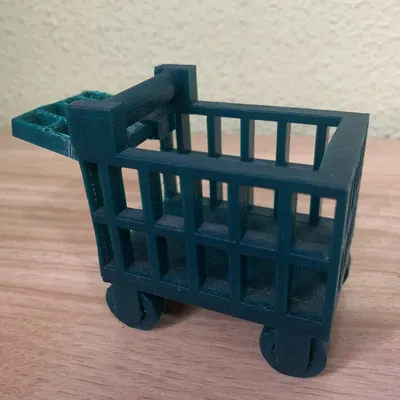 Xe đẩy mua sắm chức năng có thể di chuyển và mở cửa sau