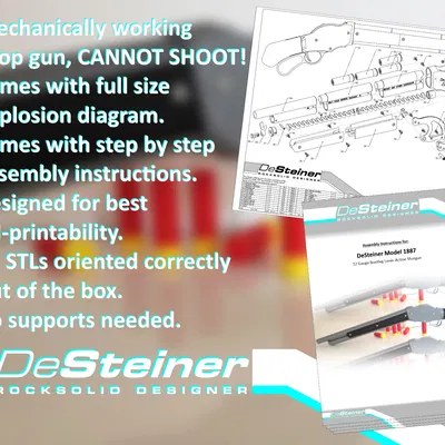 Súng giả Winchester Model 1887 hoạt động cơ học