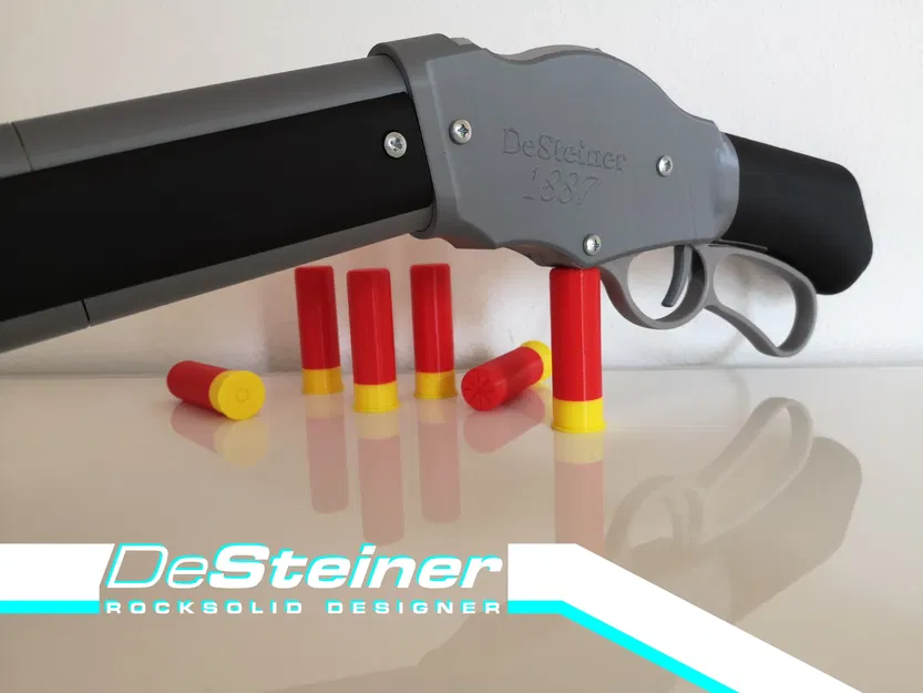 Súng giả Winchester Model 1887 hoạt động cơ học - Image 3