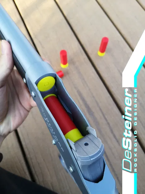 Súng giả Winchester Model 1887 hoạt động cơ học - Image 11