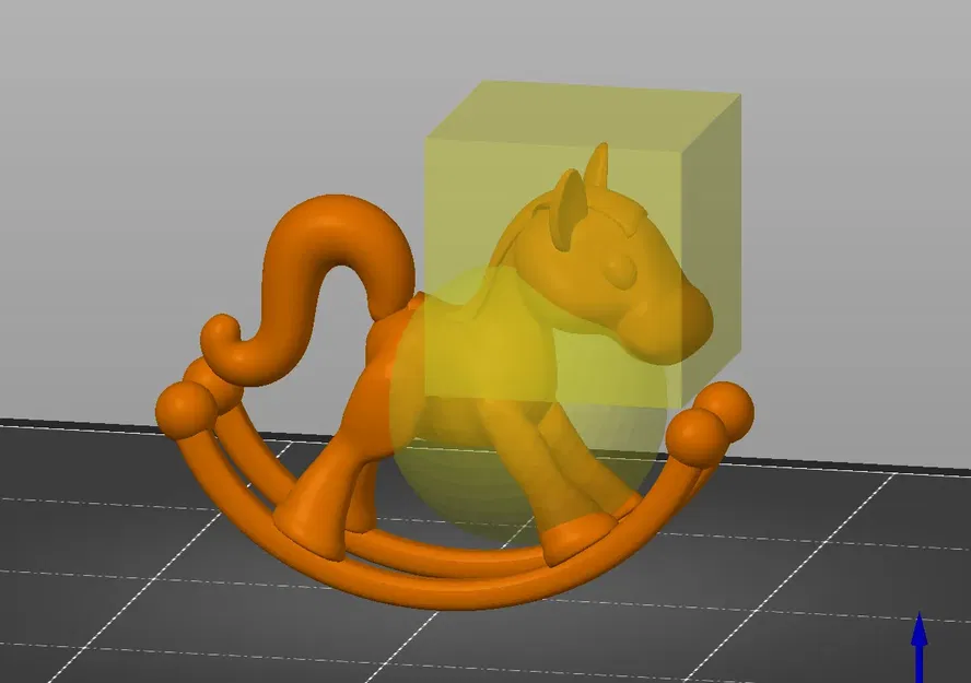 Ngựa bập bênh dễ thương cho ngôi nhà búp bê cổ điển - Image 3