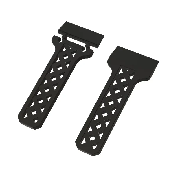 Công cụ cạo với lưỡi thay thế, thiết kế liền khối - Image 1