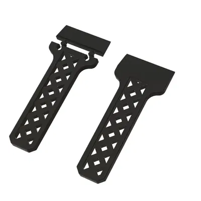 Công cụ cạo với lưỡi thay thế, thiết kế liền khối