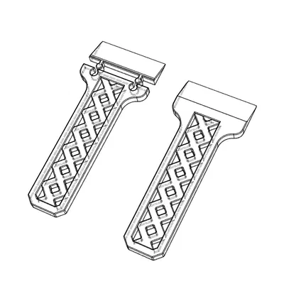 Công cụ cạo với lưỡi thay thế, thiết kế liền khối