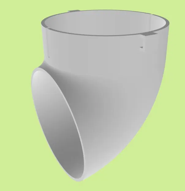 Ống nối rãnh cho ống nước Ø87 - Image 1