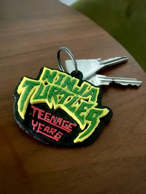 **Móc khóa tự làm hình nhân vật Ninja Rùa** - Image 1