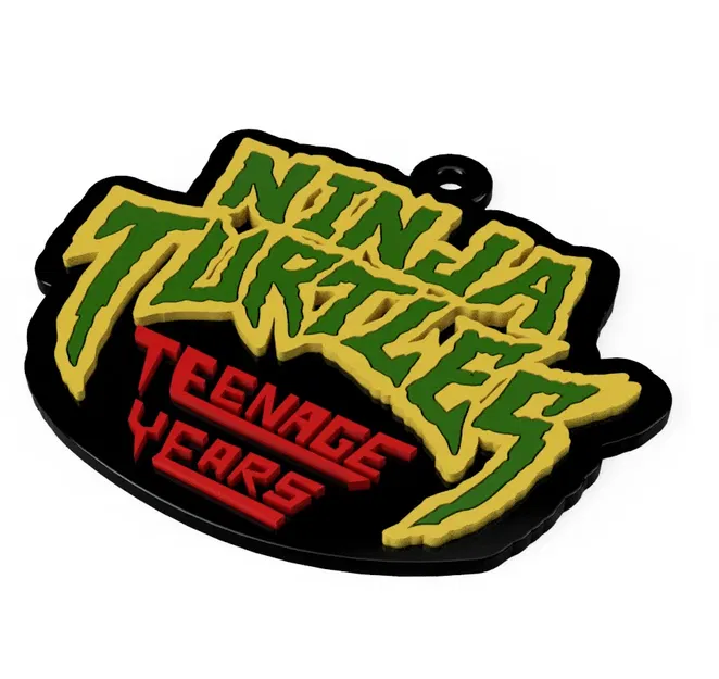 **Móc khóa tự làm hình nhân vật Ninja Rùa** - Image 2