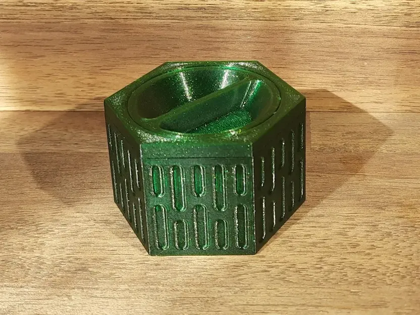 Hộp đựng hình lục giác với nắp vít in sẵn - Image 3