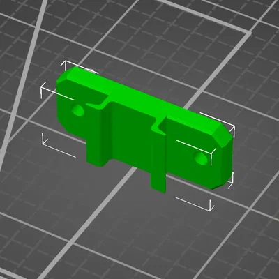 Giá đỡ DIN rail 30mm cho profile nhôm 3030