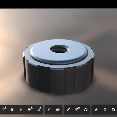 Núm vặn 1/4-20 cho đai ốc không cần dụng cụ