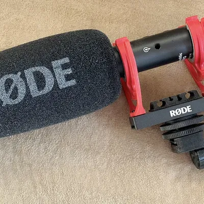 Giá đỡ mic shotgun cho gậy selfie với chân lạnh