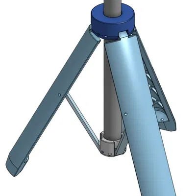 Giá đỡ chân máy gập cho điện thoại và GoPro