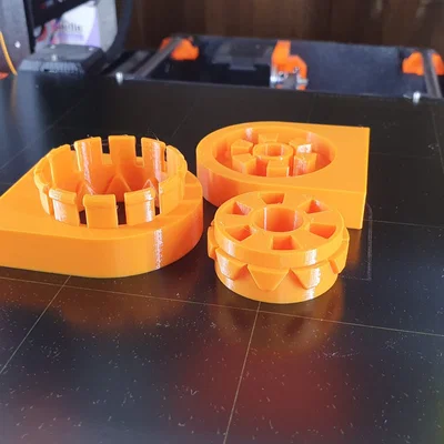 Khóa xoay mở bằng nút nhấn dễ lắp ráp và in 3D