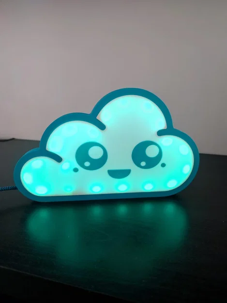 Đèn ngủ hình mây Cloud dễ thương cho không gian nội thất - Image 1