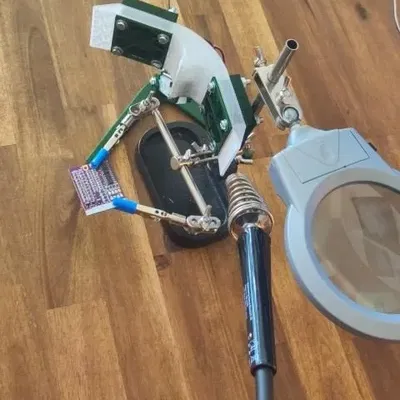 Hệ thống hút khói cho trạm hàn với quạt 5V