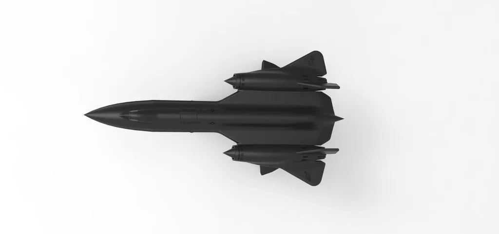 Máy bay trinh sát Blackbird SR71 của Lockheed Martin - Image 4