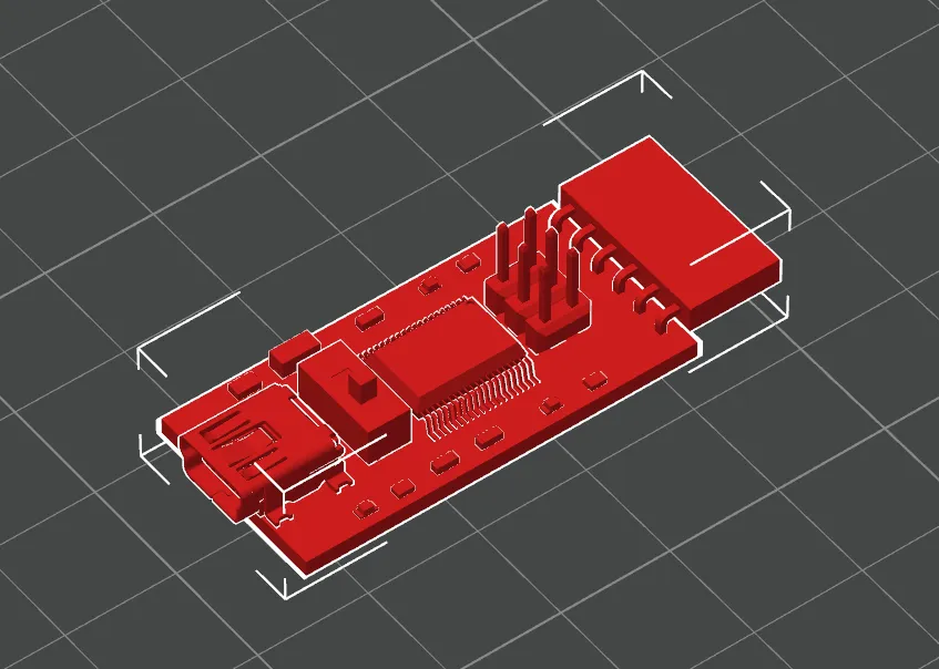Mô hình FTDI Inland dùng để chế tạo vỏ thiết bị - Image 2