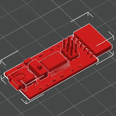 Mô hình FTDI Inland dùng để chế tạo vỏ thiết bị
