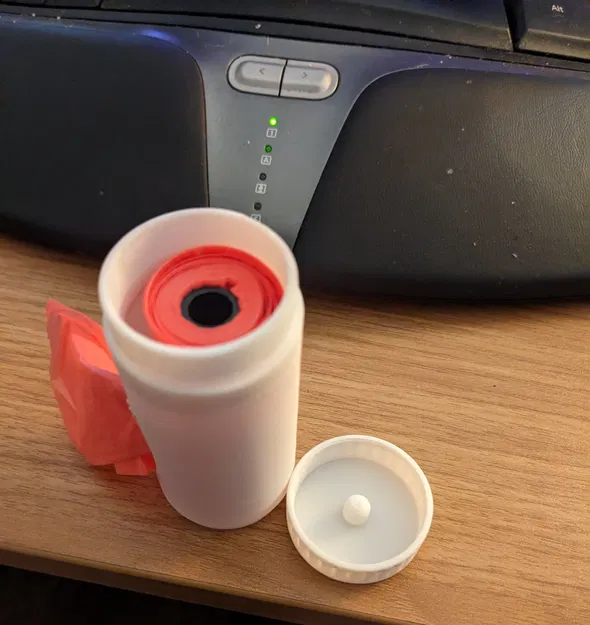 Máy phát túi phân cho chó với kẹp khóa và ngăn bí mật nhỏ - Image 4