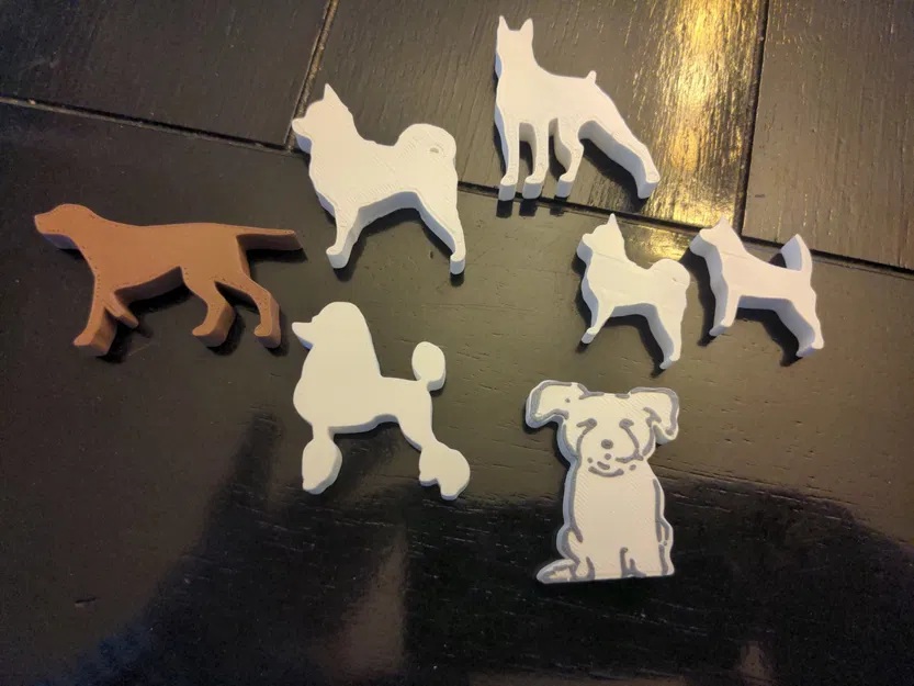 Silhouette chó cho trò chơi board game Dog Lover - Image 2