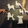 Silhouette chó cho trò chơi board game Dog Lover - Thumbnail 2