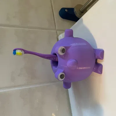 Giá đỡ bàn chải đánh răng cho bé gái