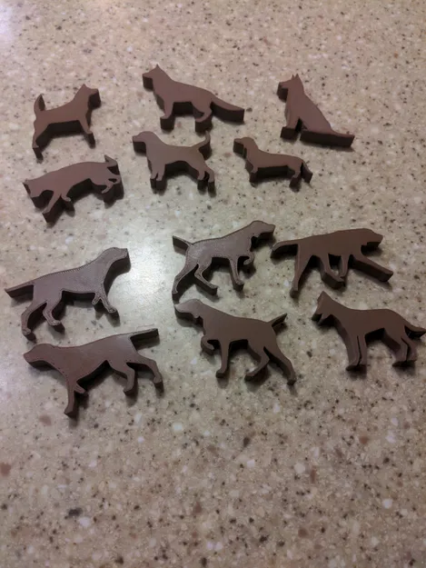 Silhouette chó cho trò chơi board game Dog Lover - Image 4