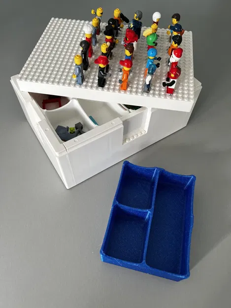 Hộp đựng Lego BYGGLEK của Ikea với các ngăn nhỏ - Image 1