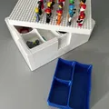 Hộp đựng Lego BYGGLEK của Ikea với các ngăn nhỏ - Thumbnail 1