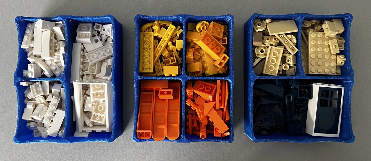 Hộp đựng Lego BYGGLEK của Ikea với các ngăn nhỏ - Image 2