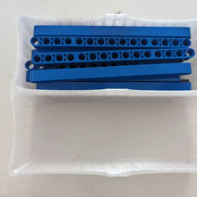 Hộp Lego BYGGLEK Ikea 6 chia đôi theo chiều dài