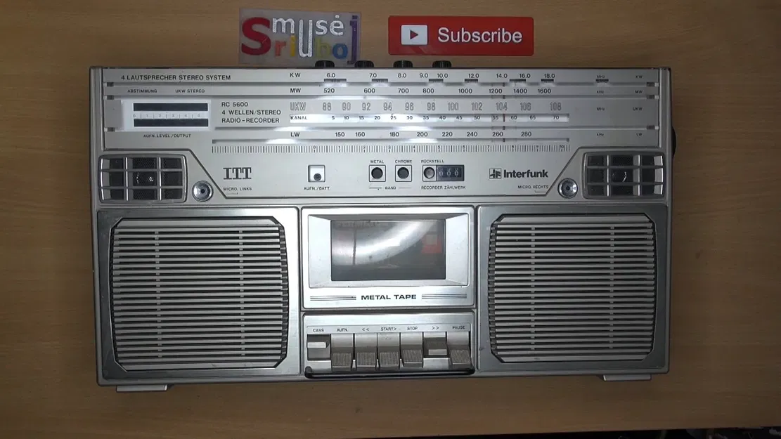 Sửa chữa phím hỏng của máy ghi âm cổ ITT RC 5600 - Image 1