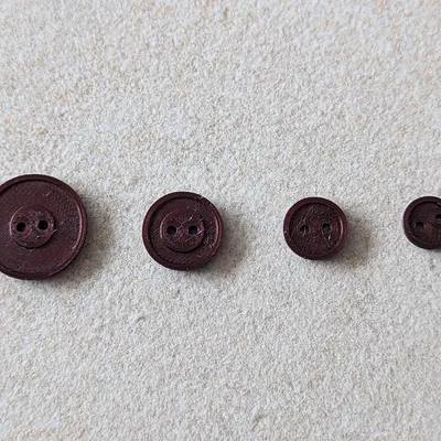 Nút tròn có viền cho trang phục với các kích thước 10, 12, 15 v...