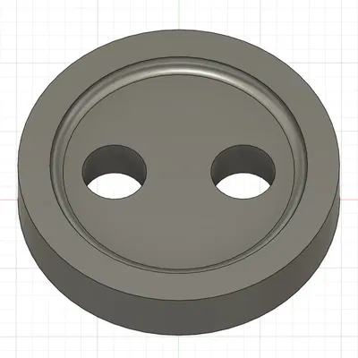 Nút tròn có viền cho trang phục với các kích thước 10, 12, 15 v...