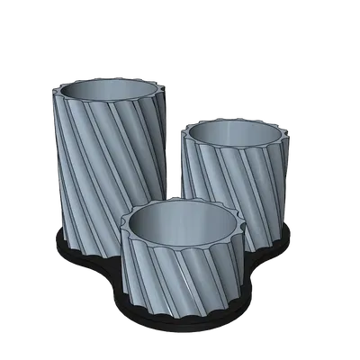 Giá đỡ bút chì dễ in với kích thước 16 x 16 x 10.5cm