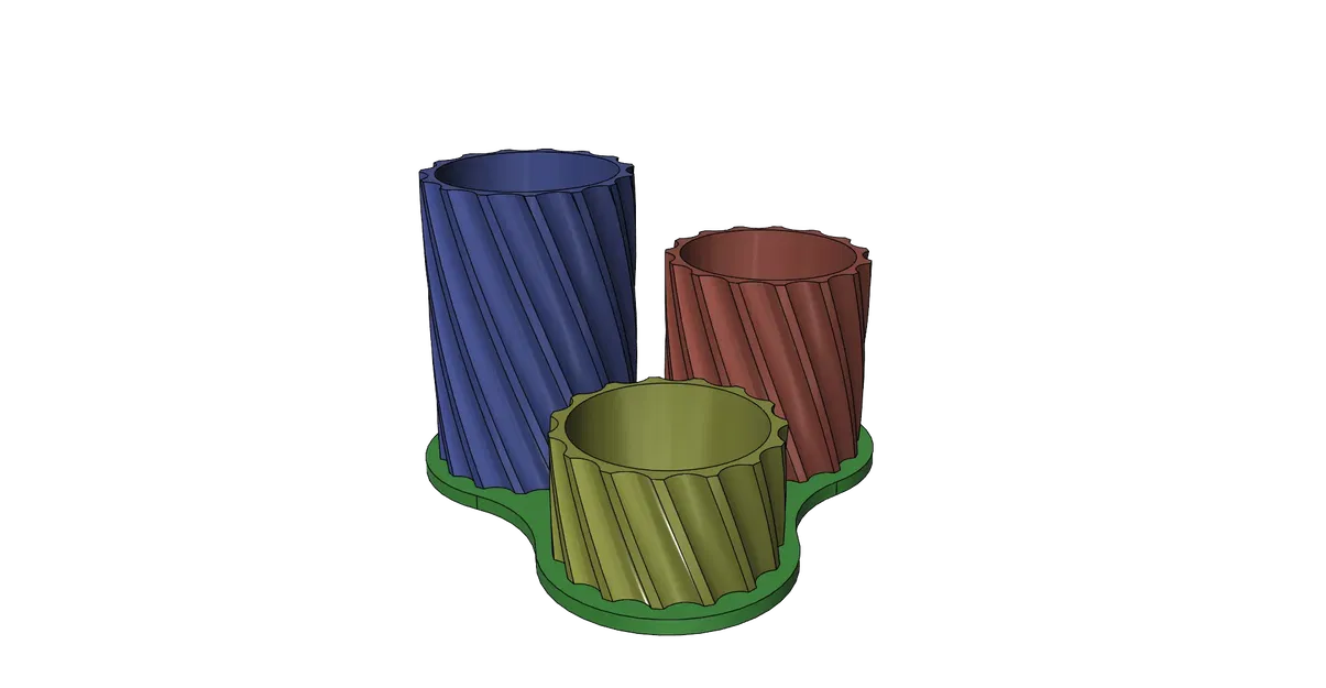 Giá đỡ bút chì dễ in với kích thước 16 x 16 x 10.5cm - Image 9