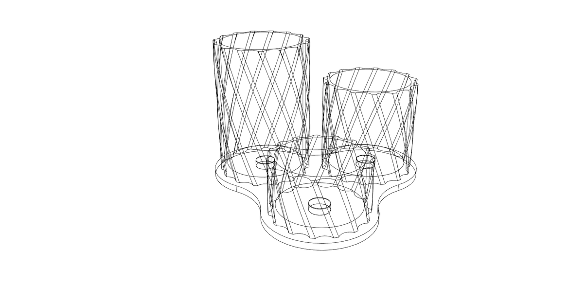 Giá đỡ bút chì dễ in với kích thước 16 x 16 x 10.5cm - Image 12