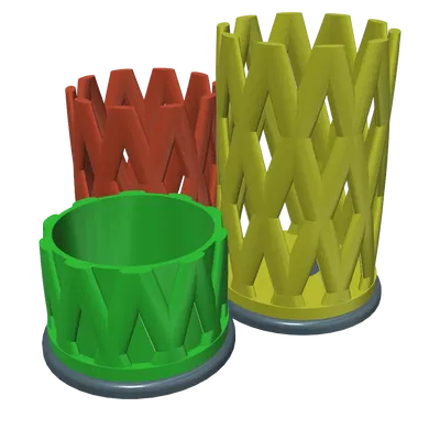 Giá đỡ bút chì dễ in kích thước 13x13x10.5cm