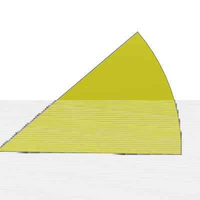 Giá đỡ bút chì hình phô mai dễ in 3D